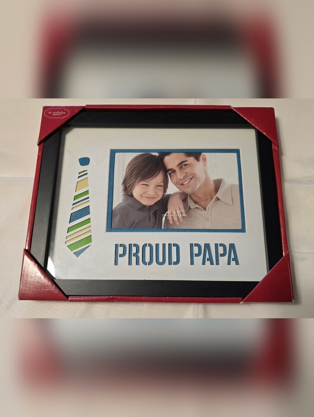 St. Nicholas Square Proud Papa 4x6 Photo Frame